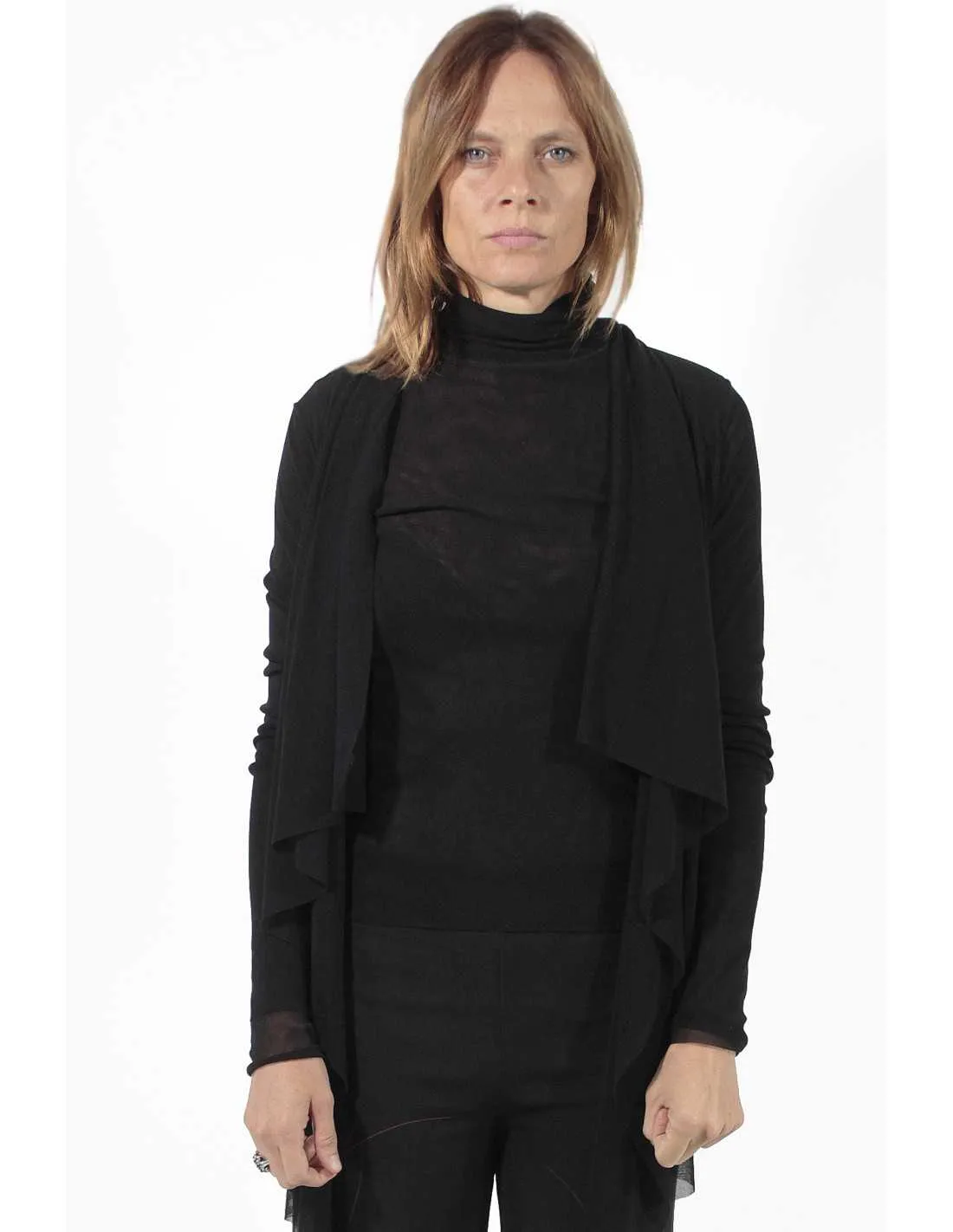   Open Dark Cardigan 