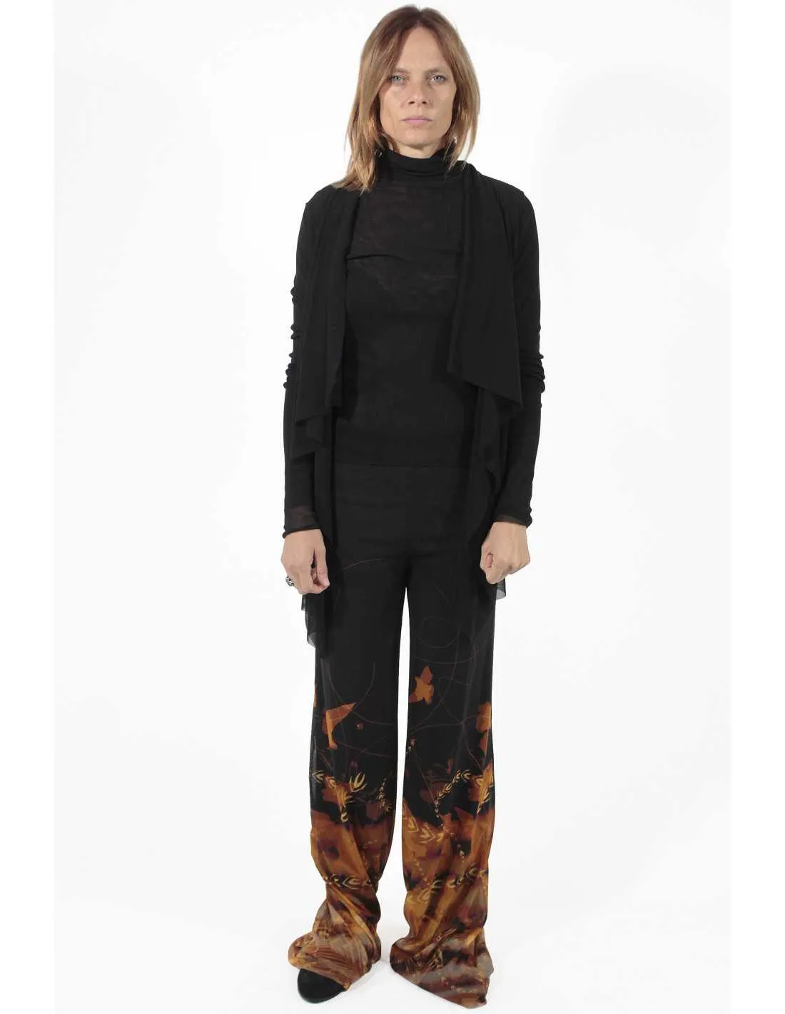   Open Dark Cardigan 