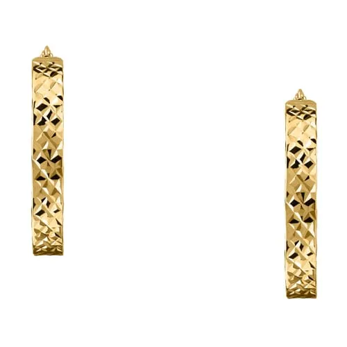 Orecchini a Cerchio - Creole in Oro, ⌀15mm