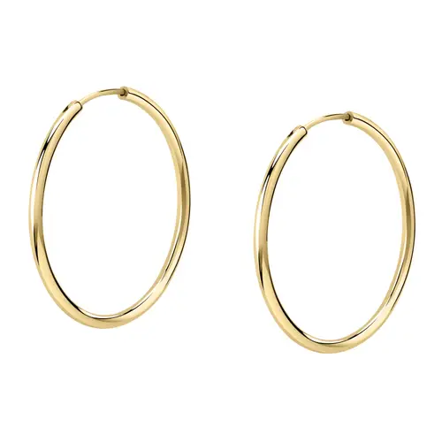 Orecchini a Cerchio - Creole in Oro, ⌀16mm