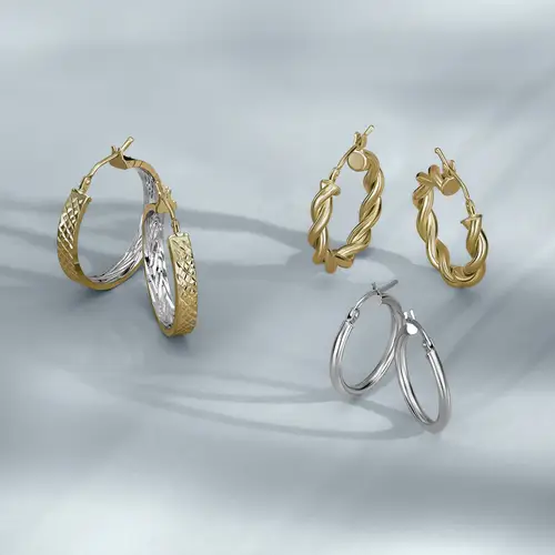 Orecchini a Cerchio - Creole in Oro, ⌀16mm