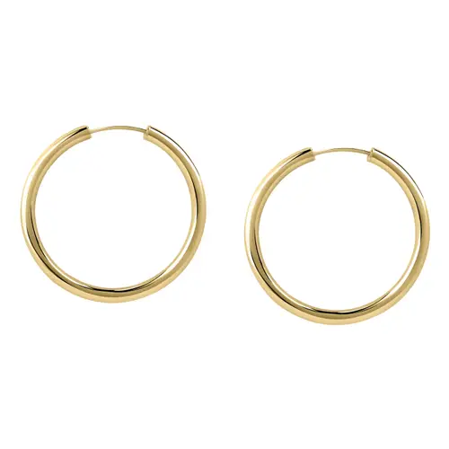 Orecchini a Cerchio - Creole in Oro, ⌀20mm