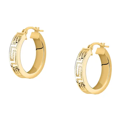 Orecchini a Cerchio - Creole in Oro, ⌀20mm