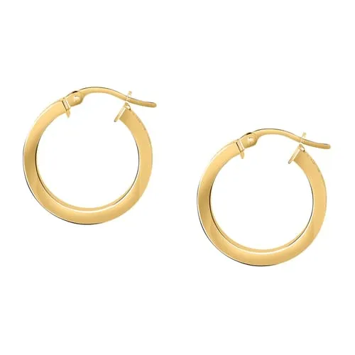 Orecchini a Cerchio - Creole in Oro, ⌀20mm