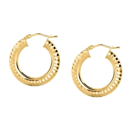 Orecchini a Cerchio - Creole in Oro, ⌀20mm