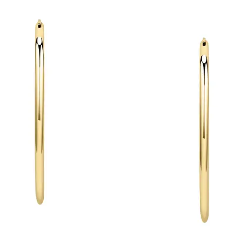 Orecchini a Cerchio - Creole in Oro, ⌀40mm