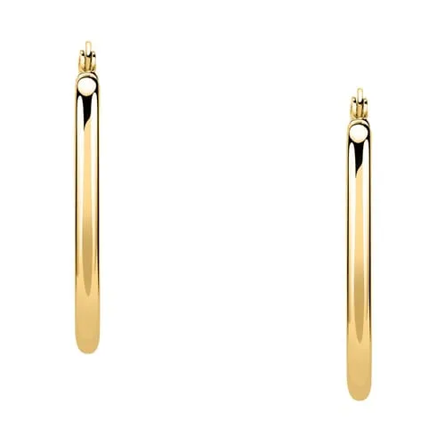 Orecchini a Cerchio - Creole in Oro, ⌀40mm