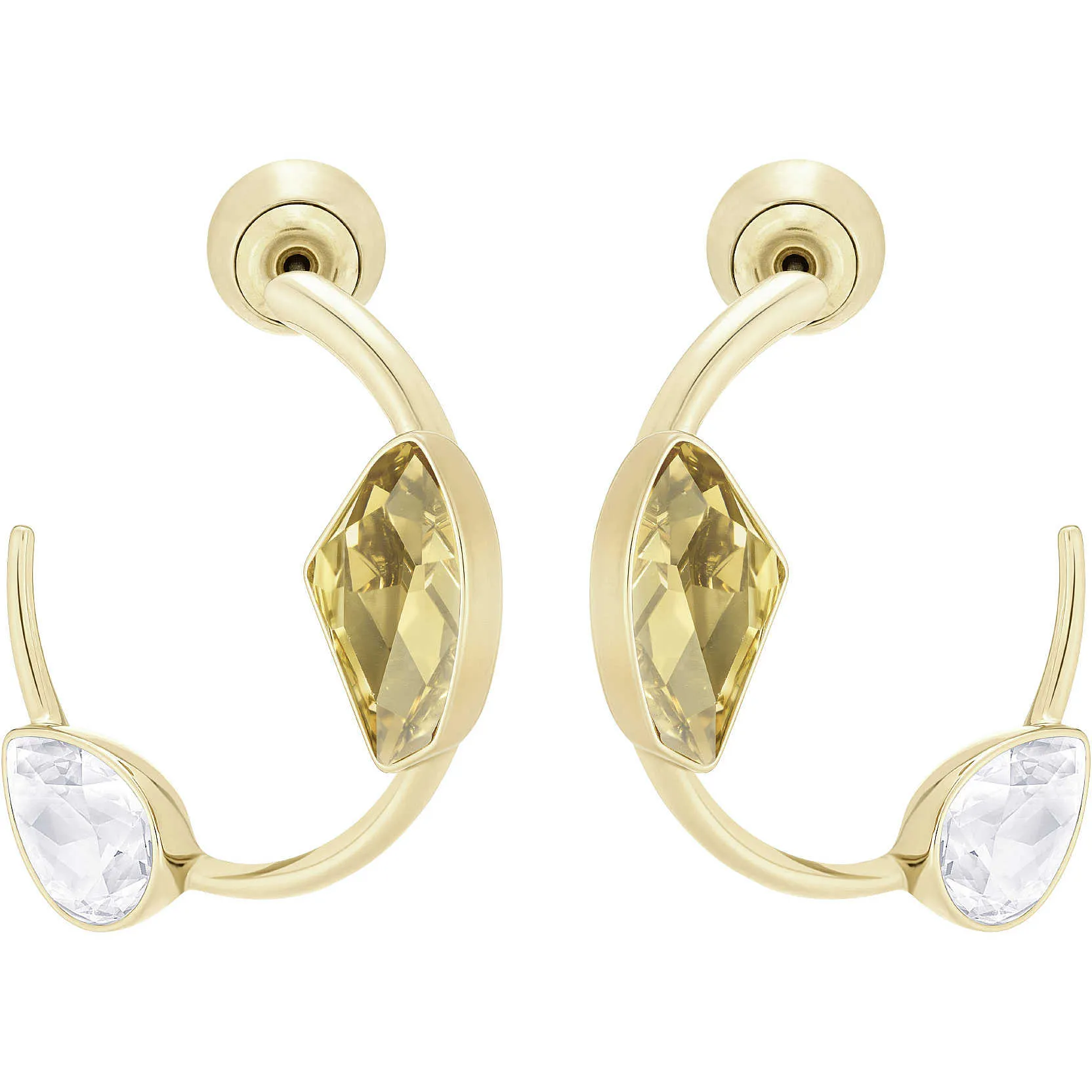 orecchini a cerchio donna Swarovski Prisma