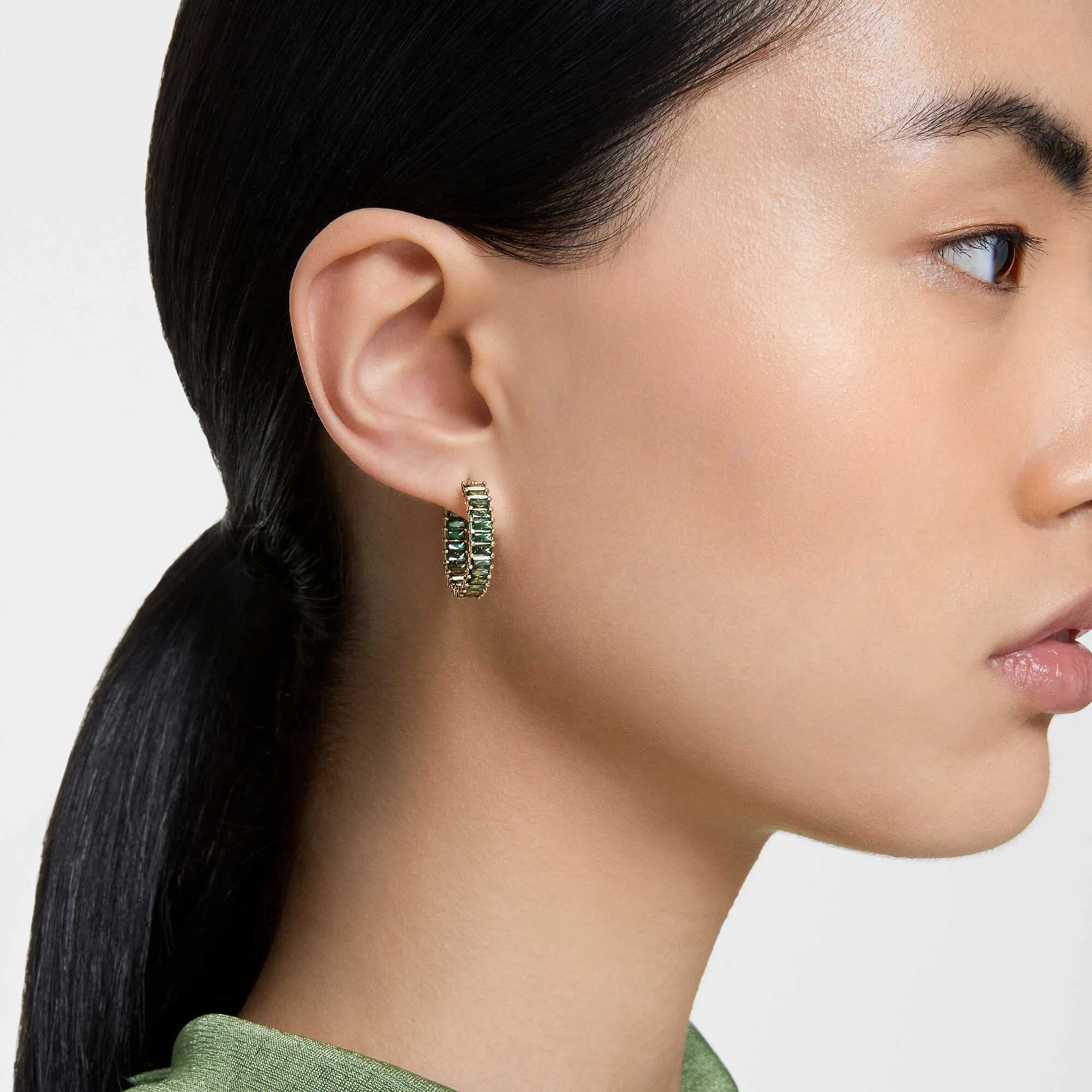 orecchini a cerchio donna Swarovski