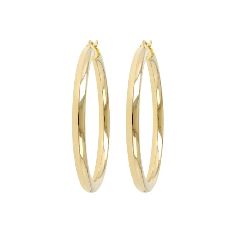 Orecchini a Cerchio Oro Giallo – Bronzallure
