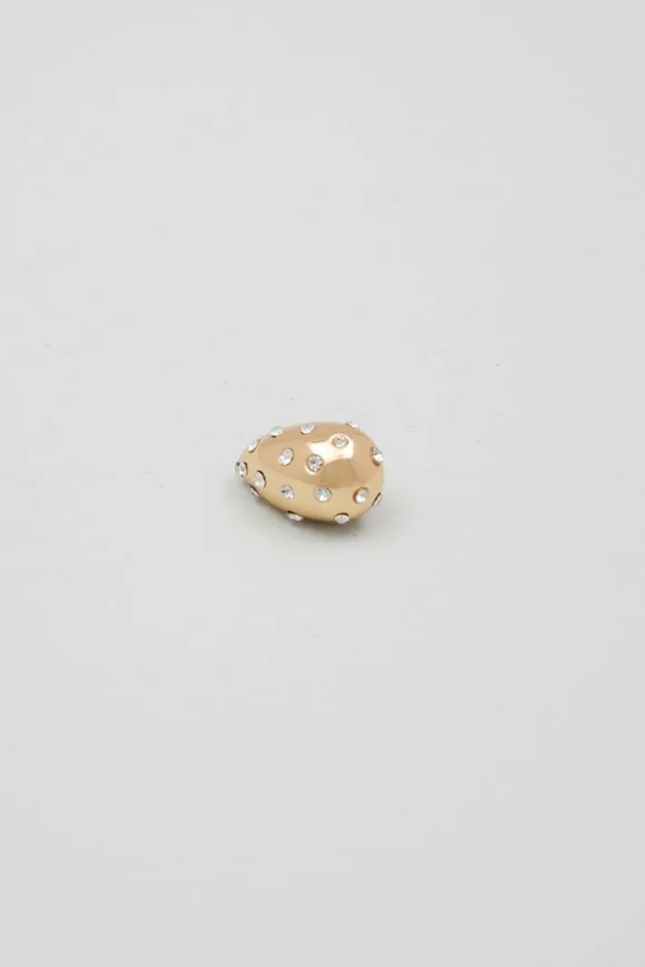 Orecchini a goccia con strass