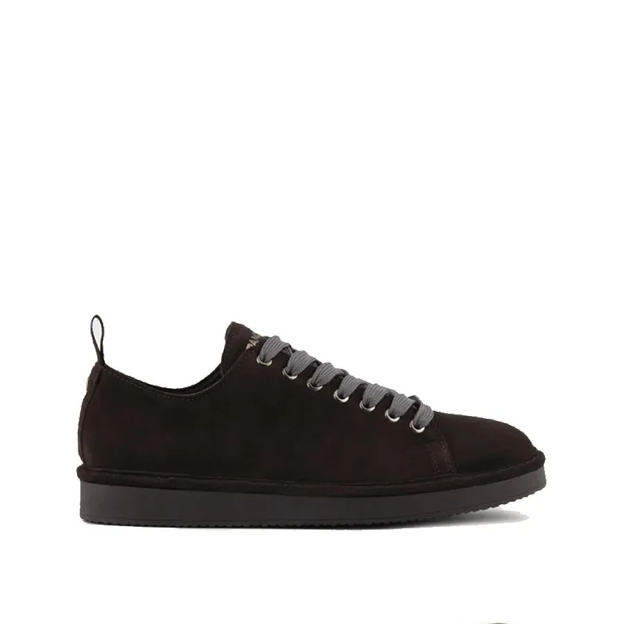 PANCHIC scarpa allacciata uomo P01in suede  ebano