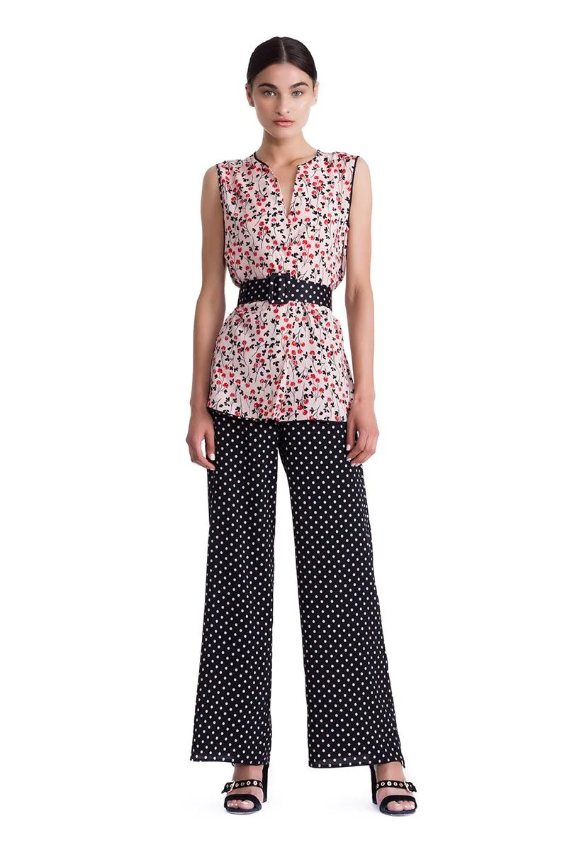 PANT PALAZZO CDC STAMPATO