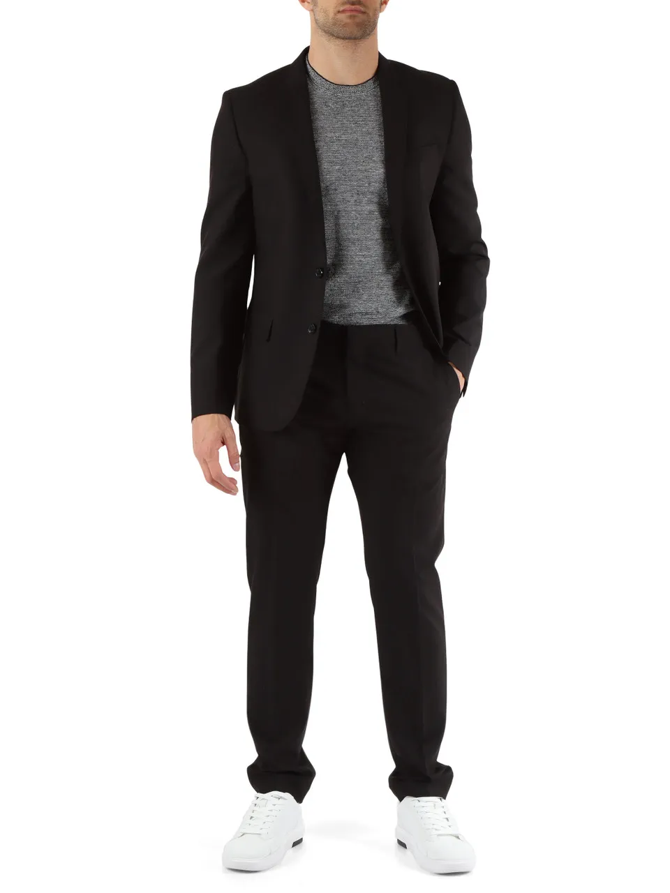 Pantalone in misto viscosa BONNIE slim fit
