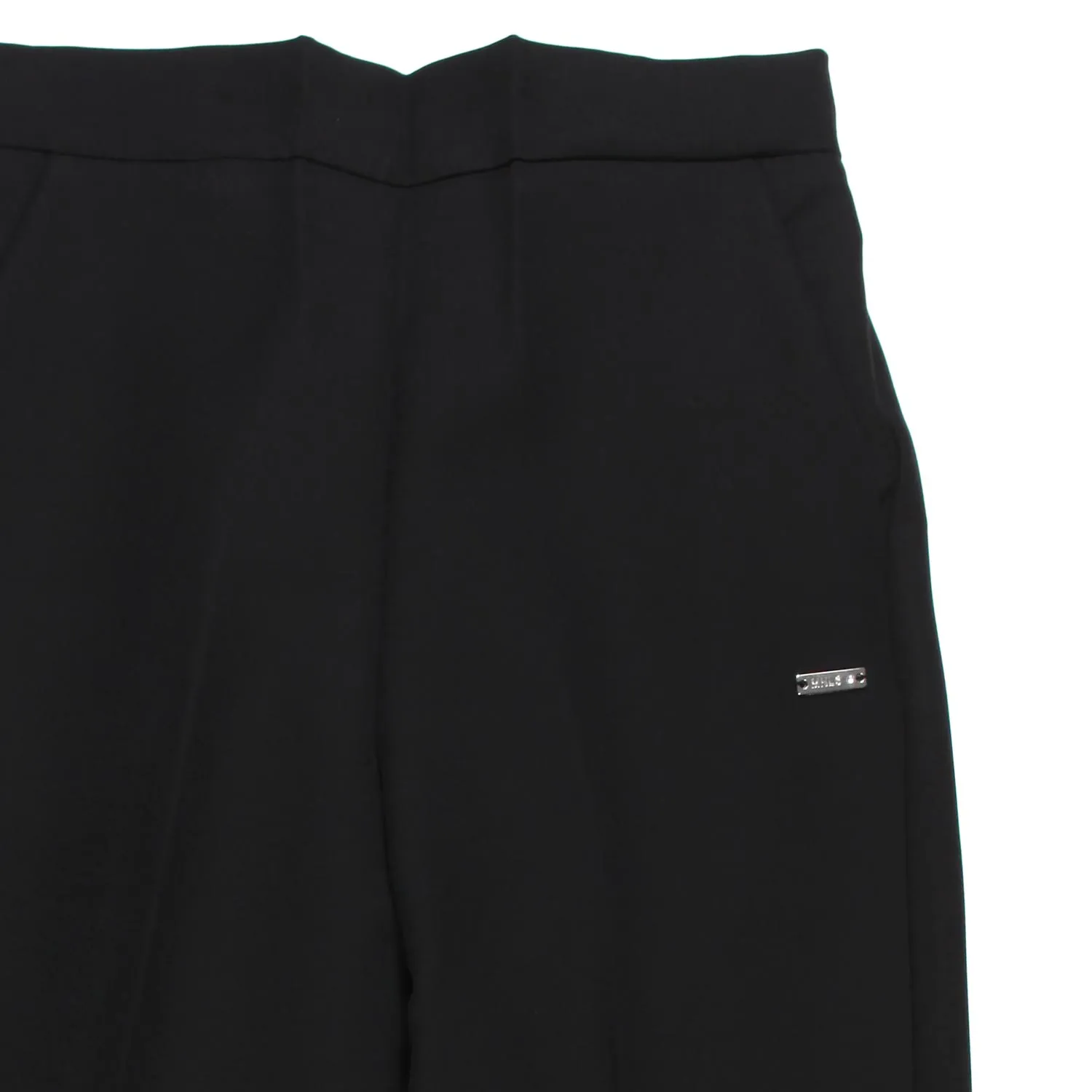 Pantalone Palazzo Nero Con Pinces Bambina Ragazza