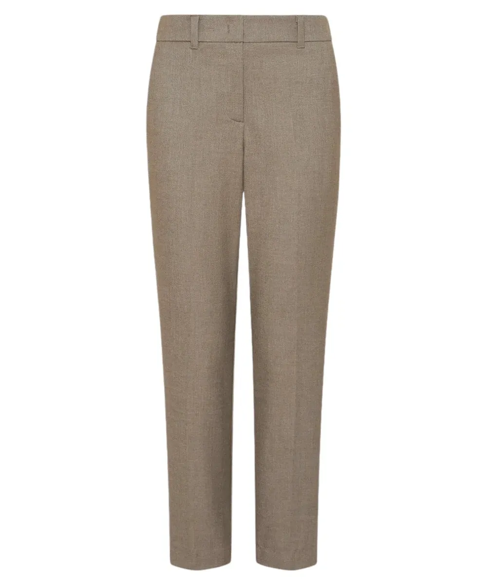 Pantaloni Brown in Flanella Stretch