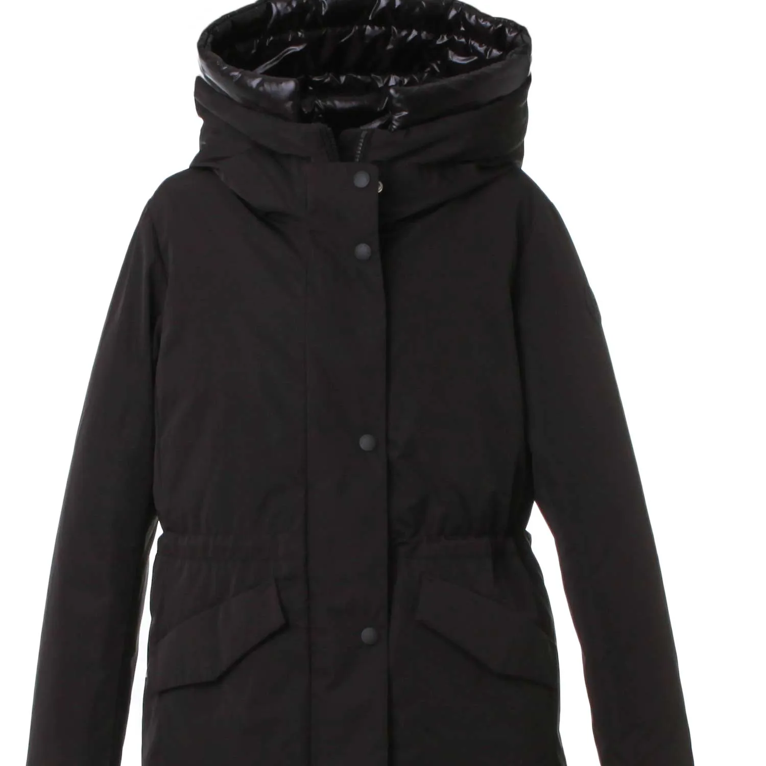 Parka Expedition Nero Opaco Bambina E Teenager