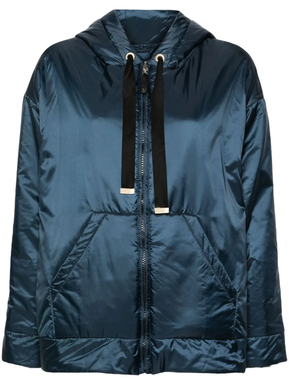 Parka reversibile greenbox in blu - donna