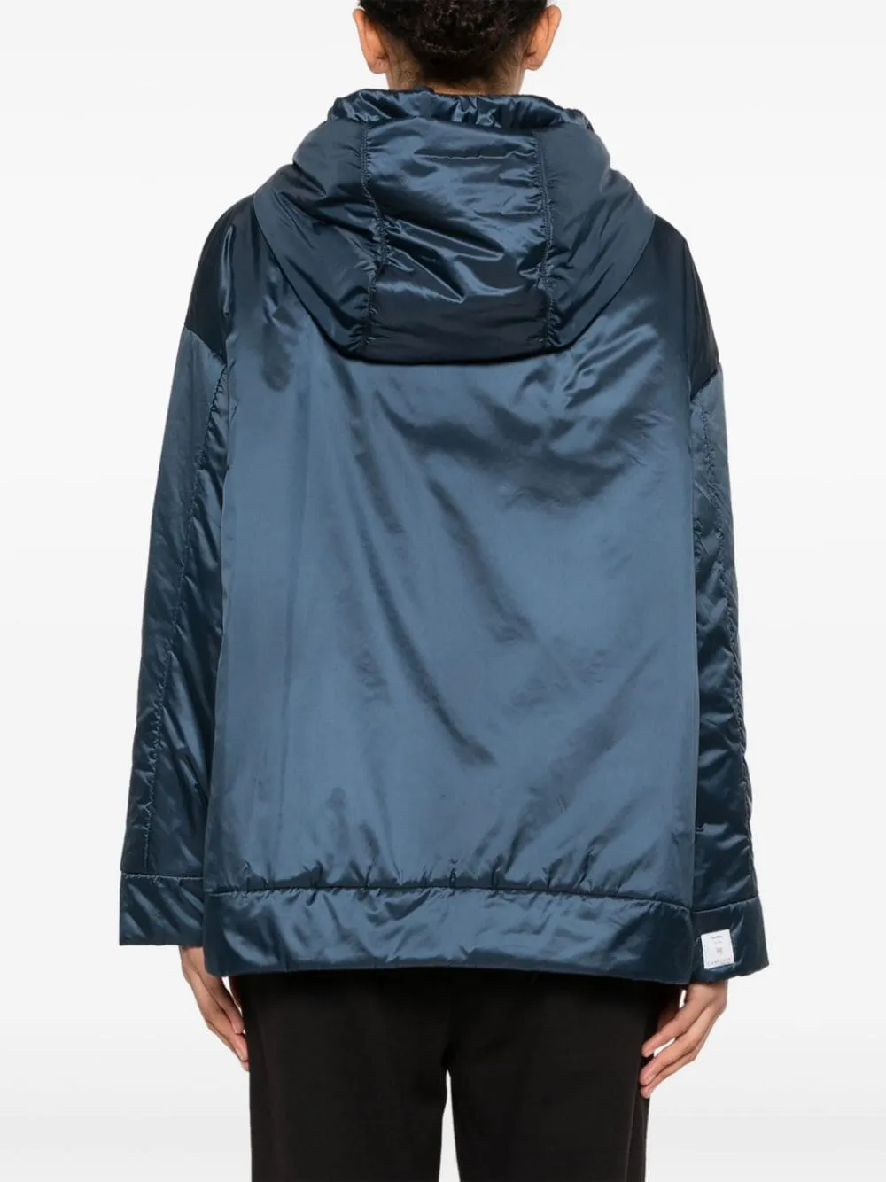 Parka reversibile greenbox in blu - donna