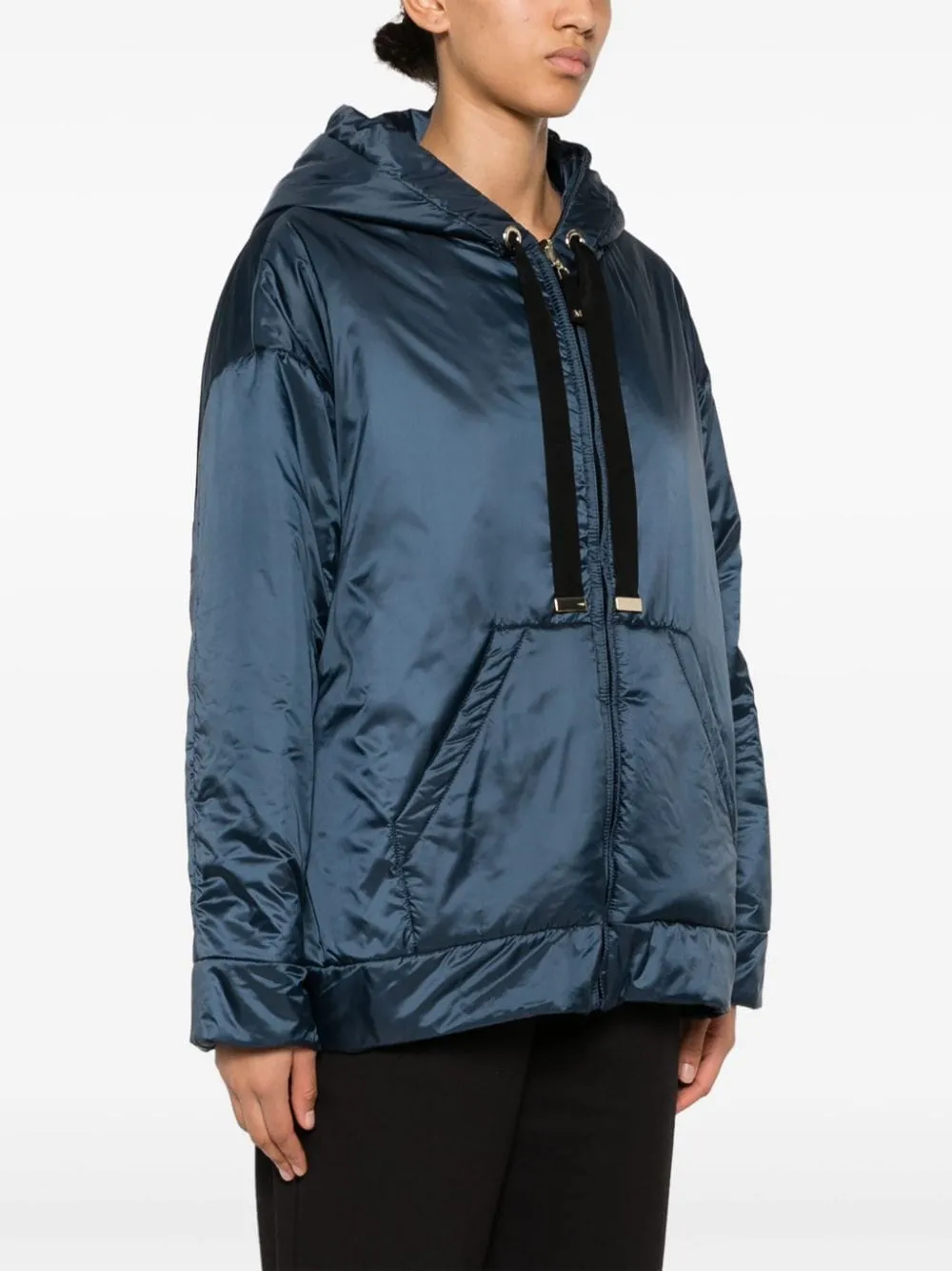 Parka reversibile greenbox in blu - donna