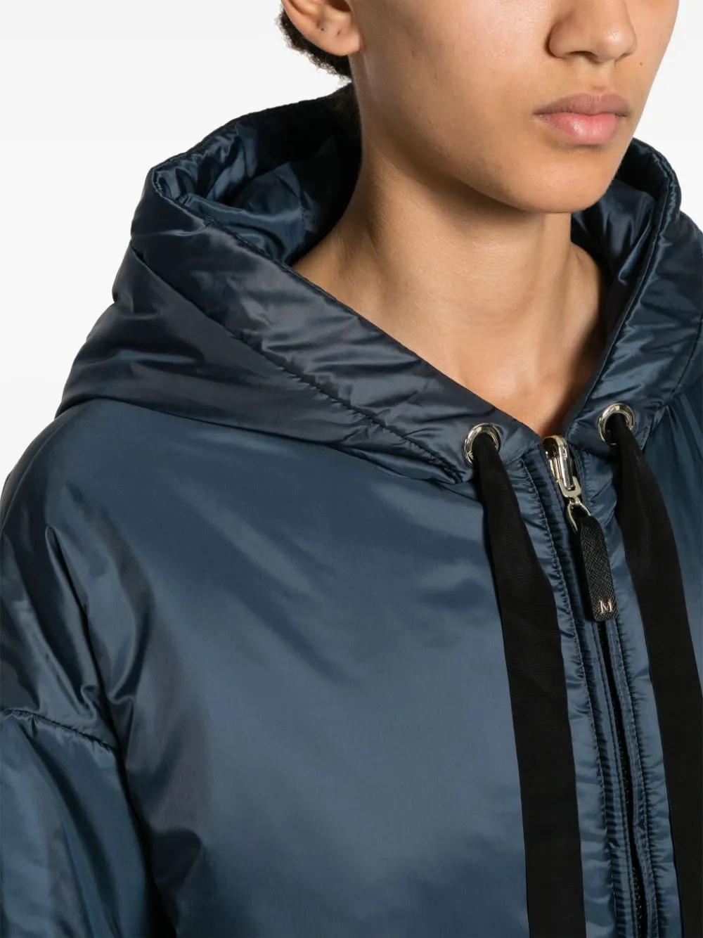 Parka reversibile greenbox in blu - donna