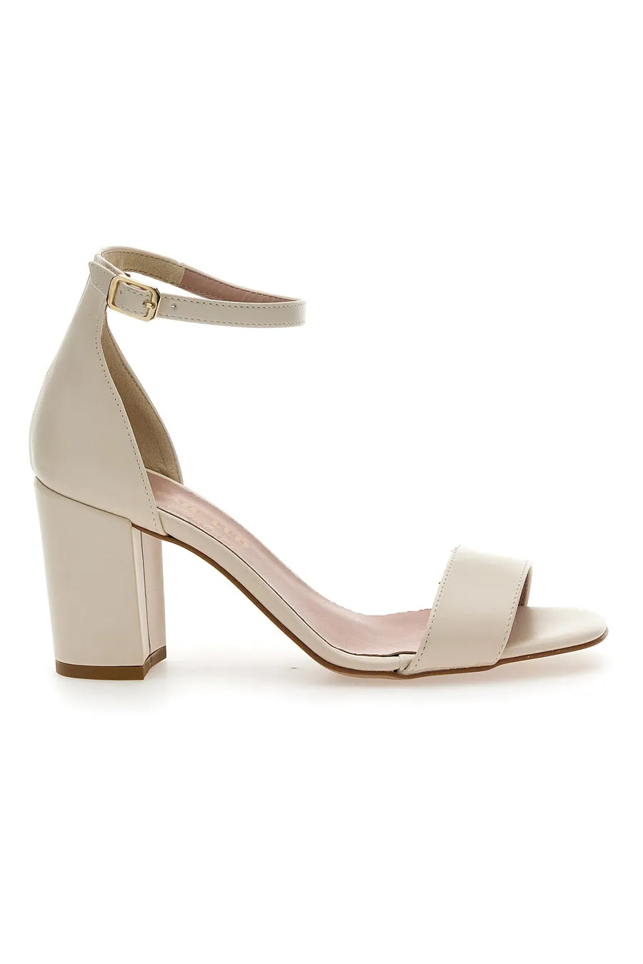   PITTARELLO COUTURE Sandali con Tacco Pittarello Couture 7075 Panna