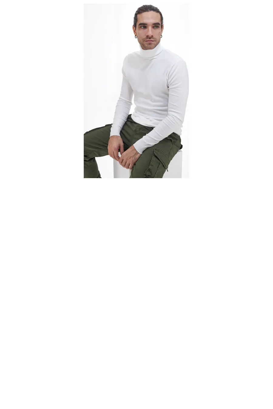 Pullover Dolcevita Bianco Boardman 2323