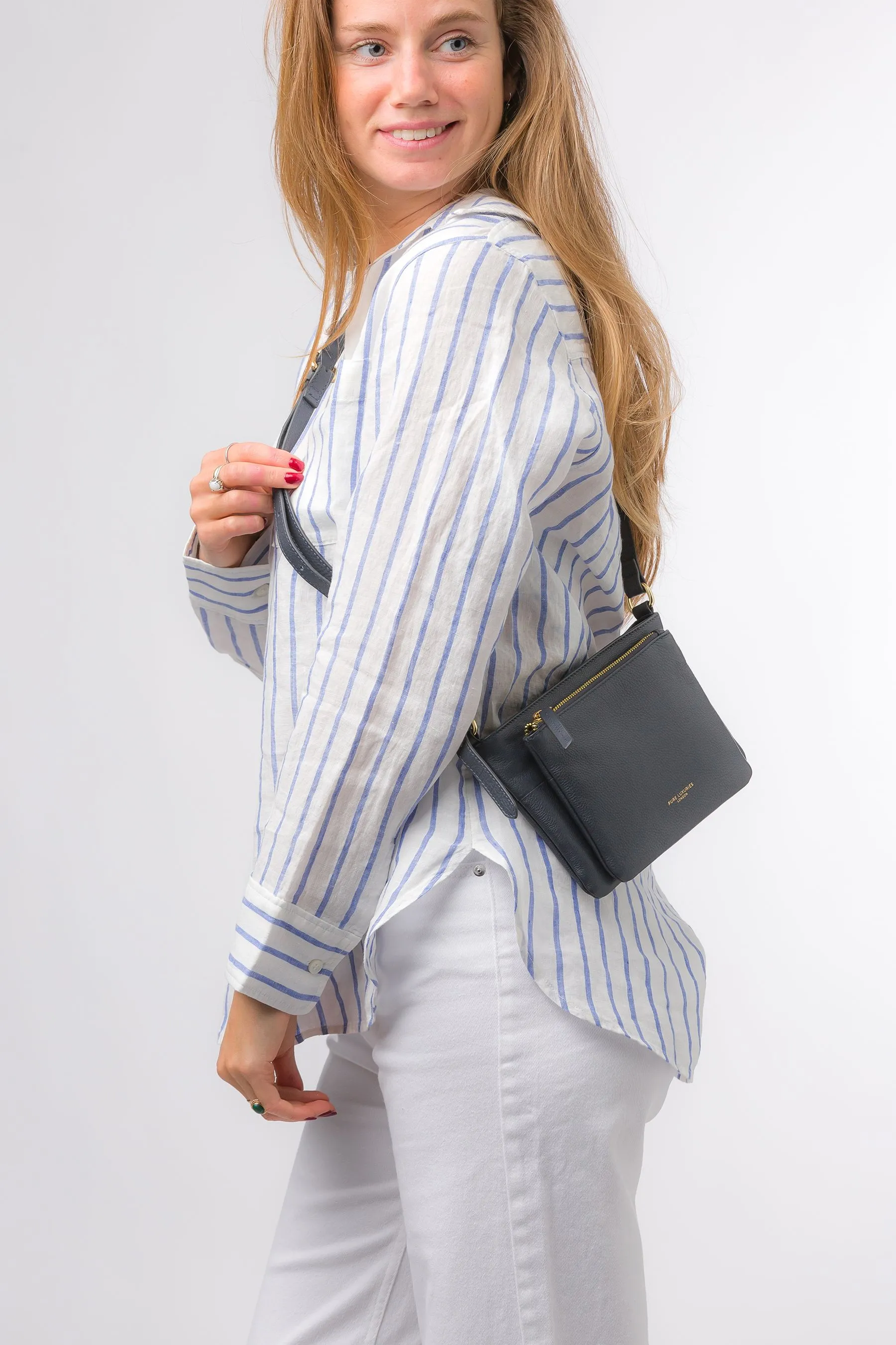 Pure Luxuries London Jess - Borsa a tracolla in pelle nappa