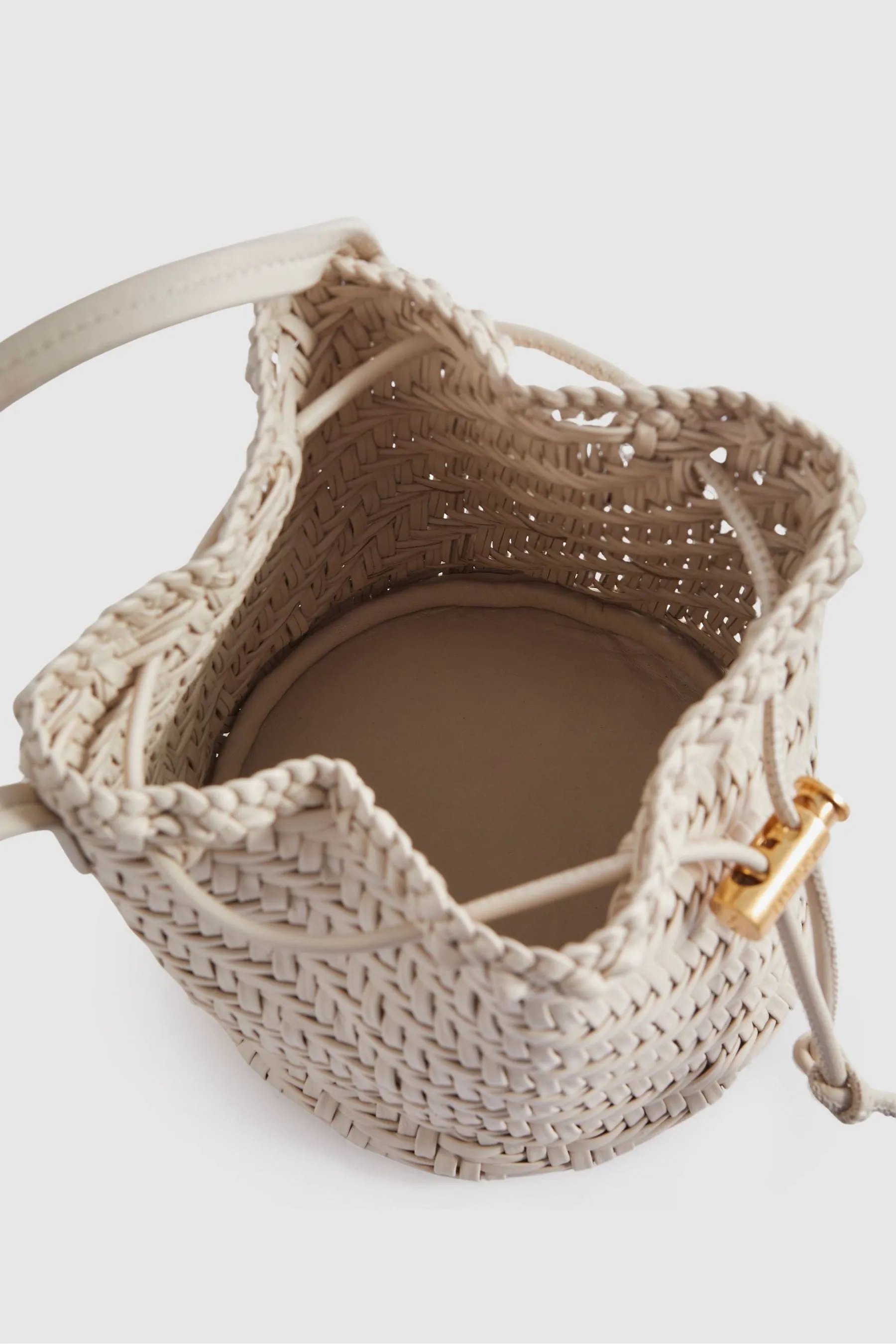 Reiss - Berti - Borsa a secchiello in pelle intrecciata    