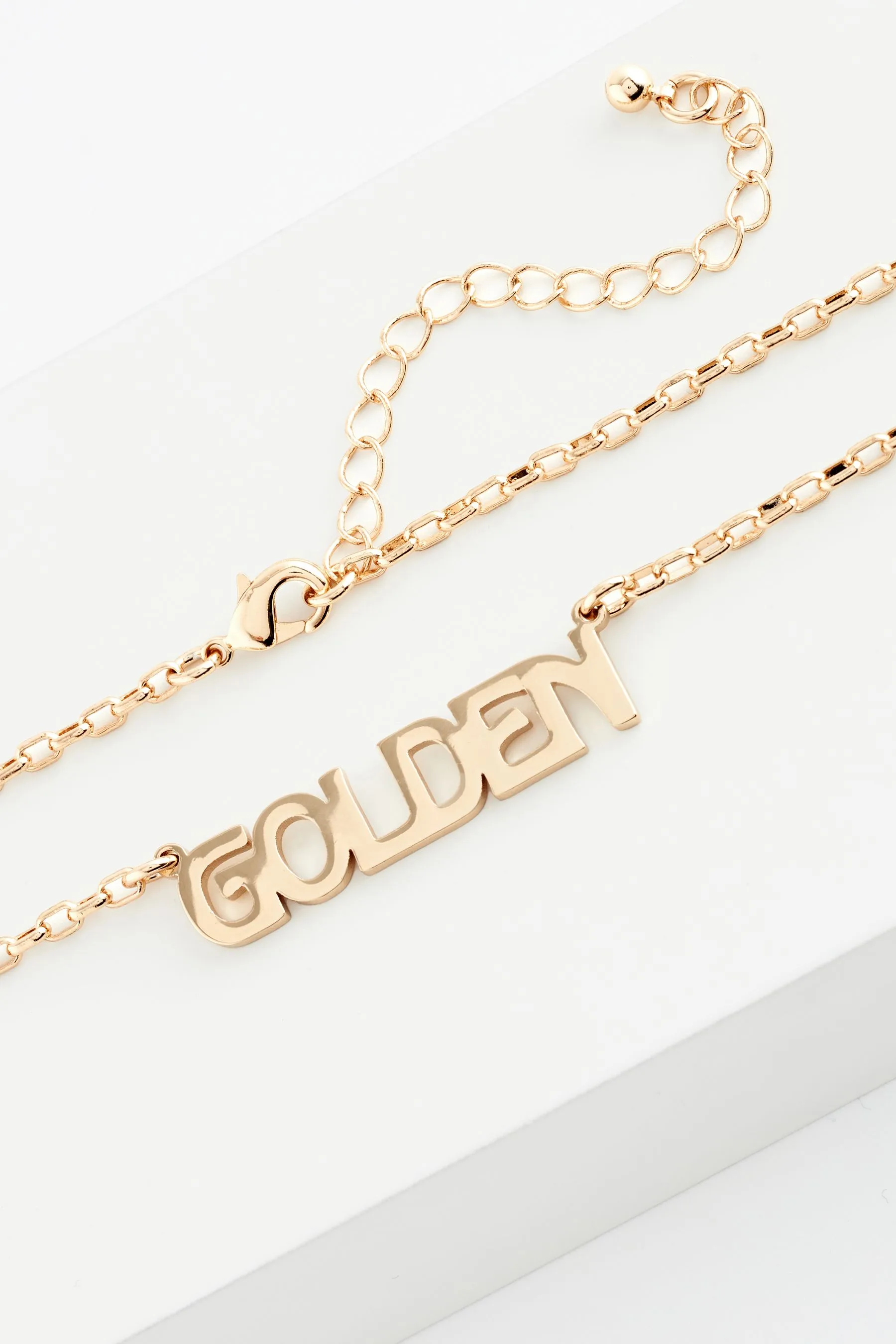 Rockett - Collana con scritta 