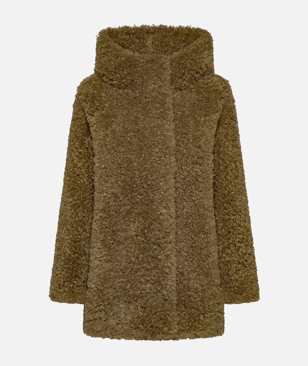 RRD DONNA--Parka Lamb Hood Wom JKT