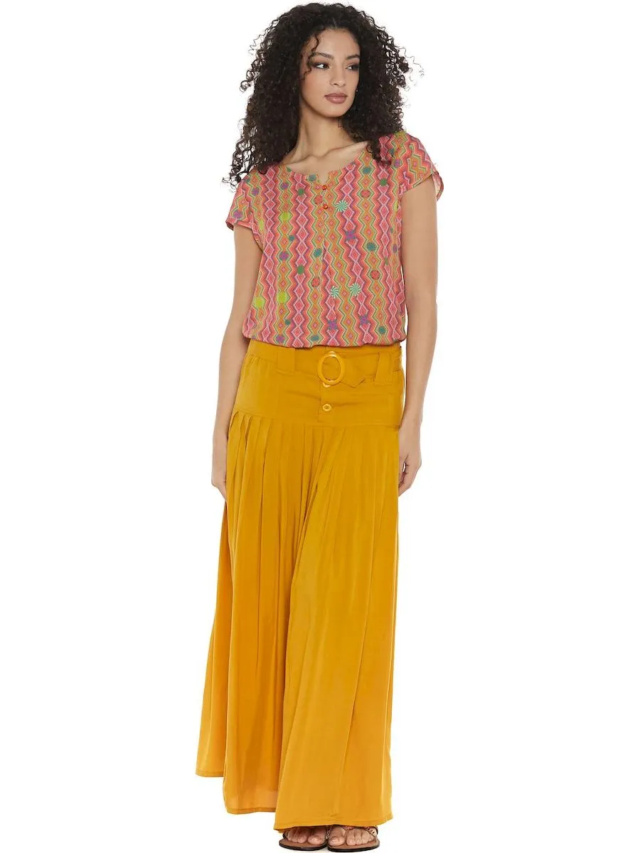 S24SK01 - Gonna larga Guzmania Beach Baba Design