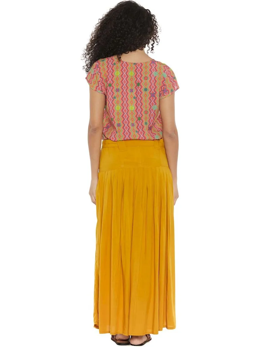 S24SK01 - Gonna larga Guzmania Beach Baba Design