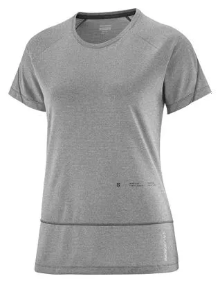 Salomon Cross Run Grey Maglietta a manica corta da donna