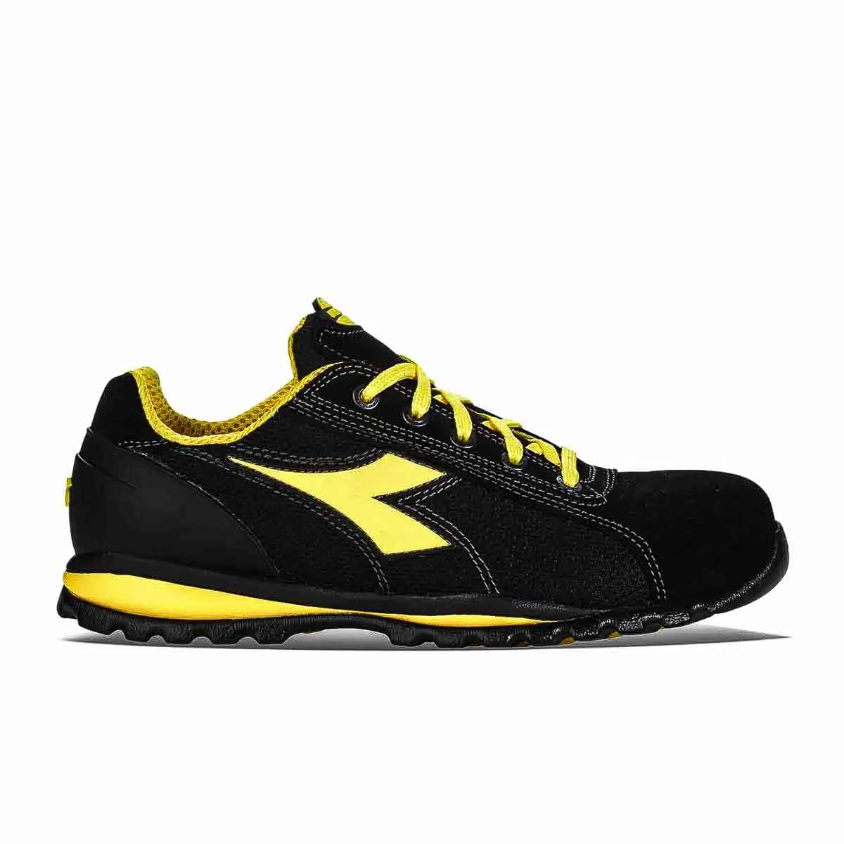 Scarpe sportive antinfortunistiche S1P Diadora Utility GLOVE TEXT LOW, Uomo tg. 40, col. Nero, con puntale di sicurezza