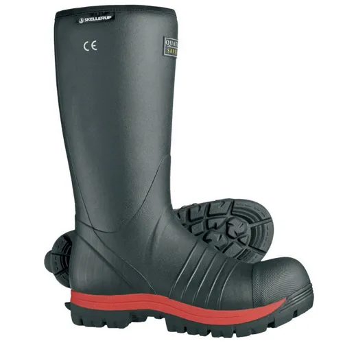 Scarponcino antinfortunistico Goliath da  Unisex tg. 44, col. Nero, Rosso