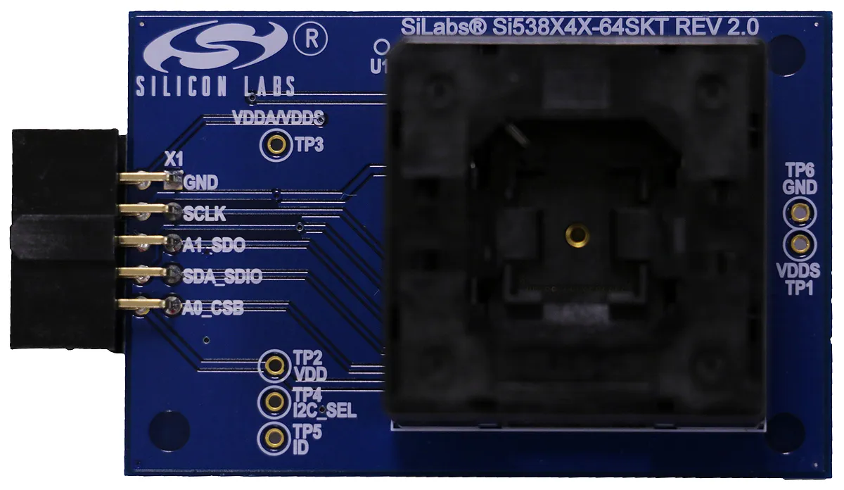 Scheda di espansione ClockBuilder Pro Silicon Labs per Dongle di programmazione sul campo