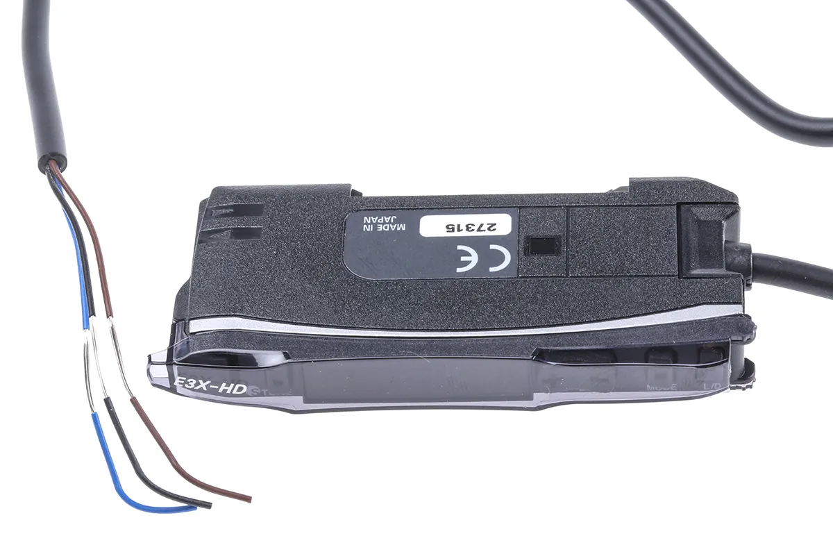 Sensore per fibre ottiche Omron, NPN, precablato, Vetro, 12 → 24 V c.c., IP50