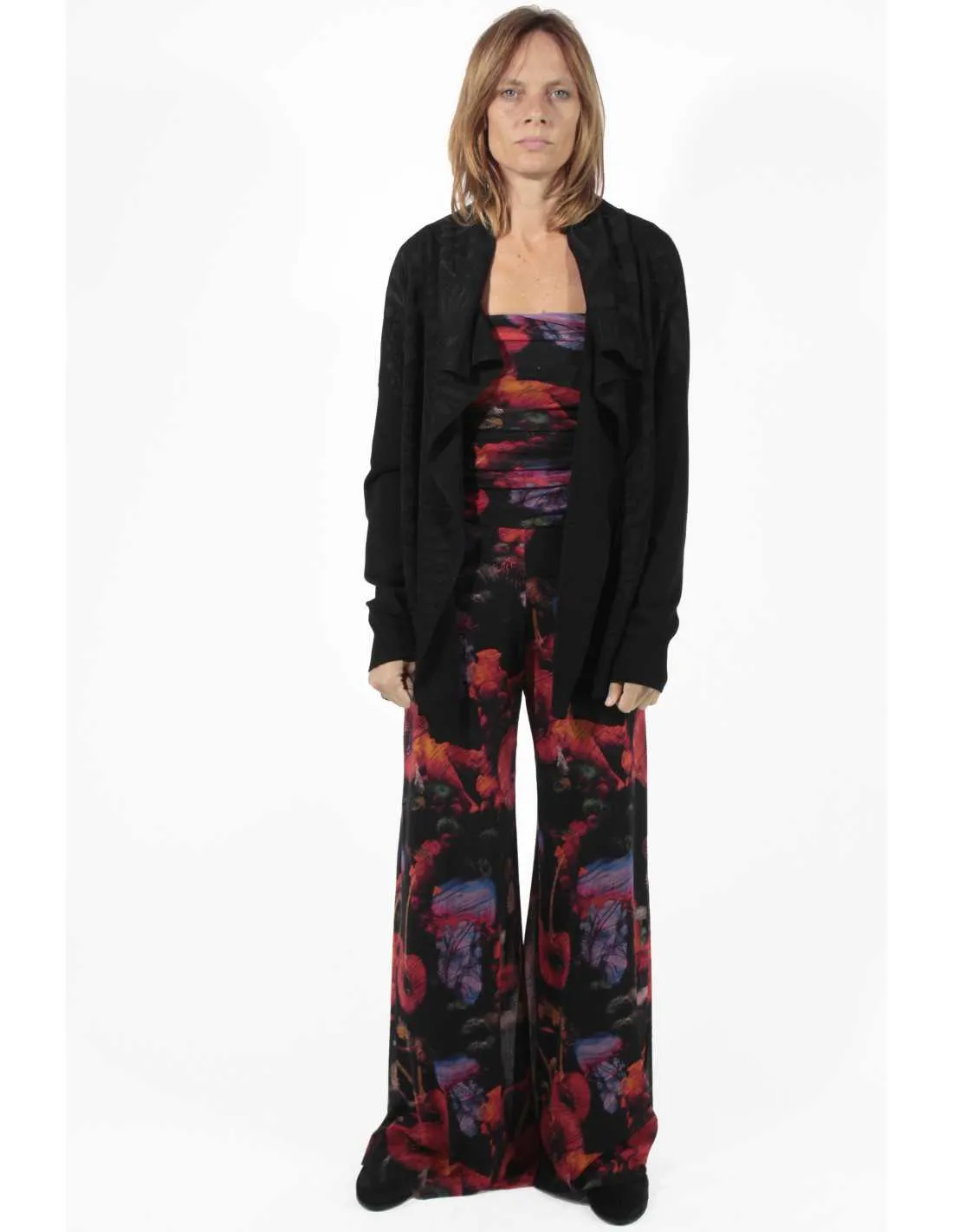  Short Belt Cardigan 