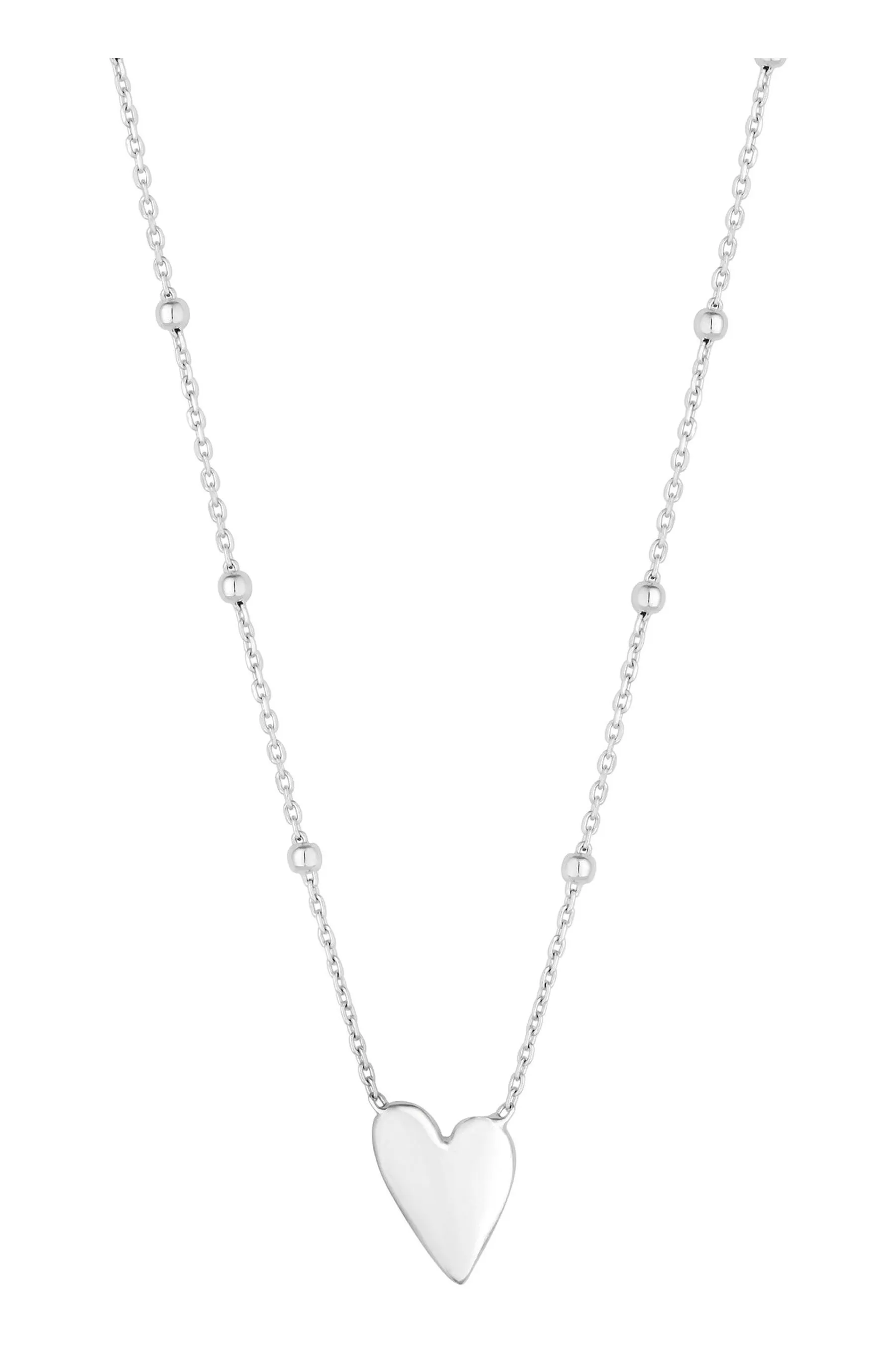 Simply Argento - Collana con pendente a cuore