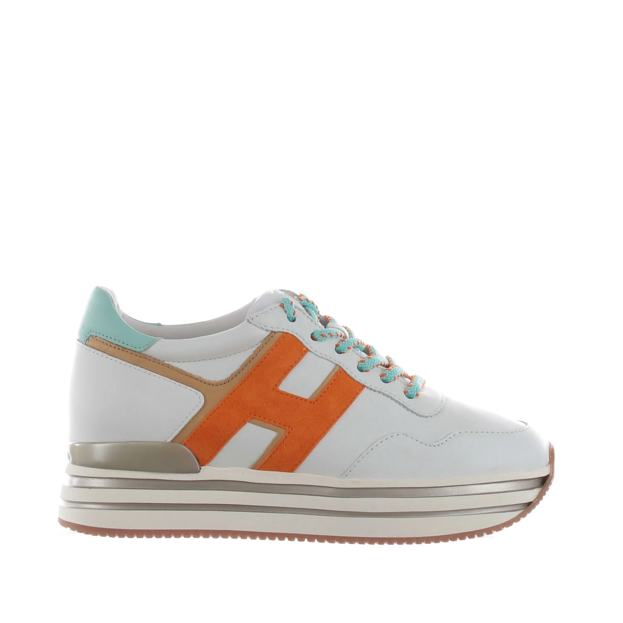 Sneaker hogan midi platform h222 in nappa