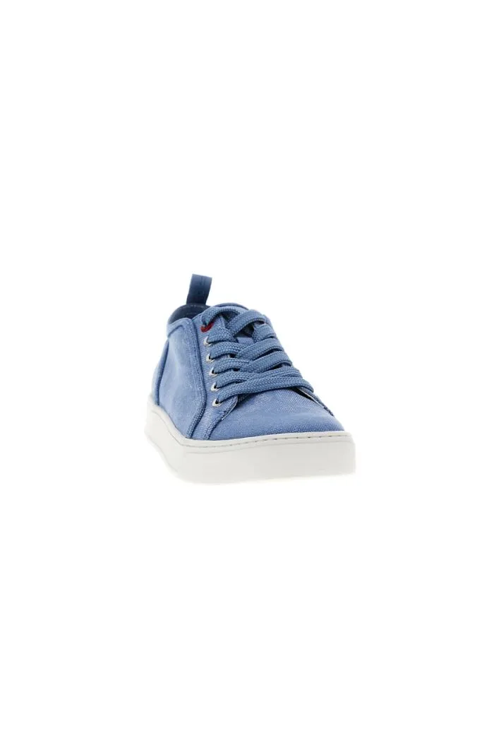 Sneakers in tela di cotone
