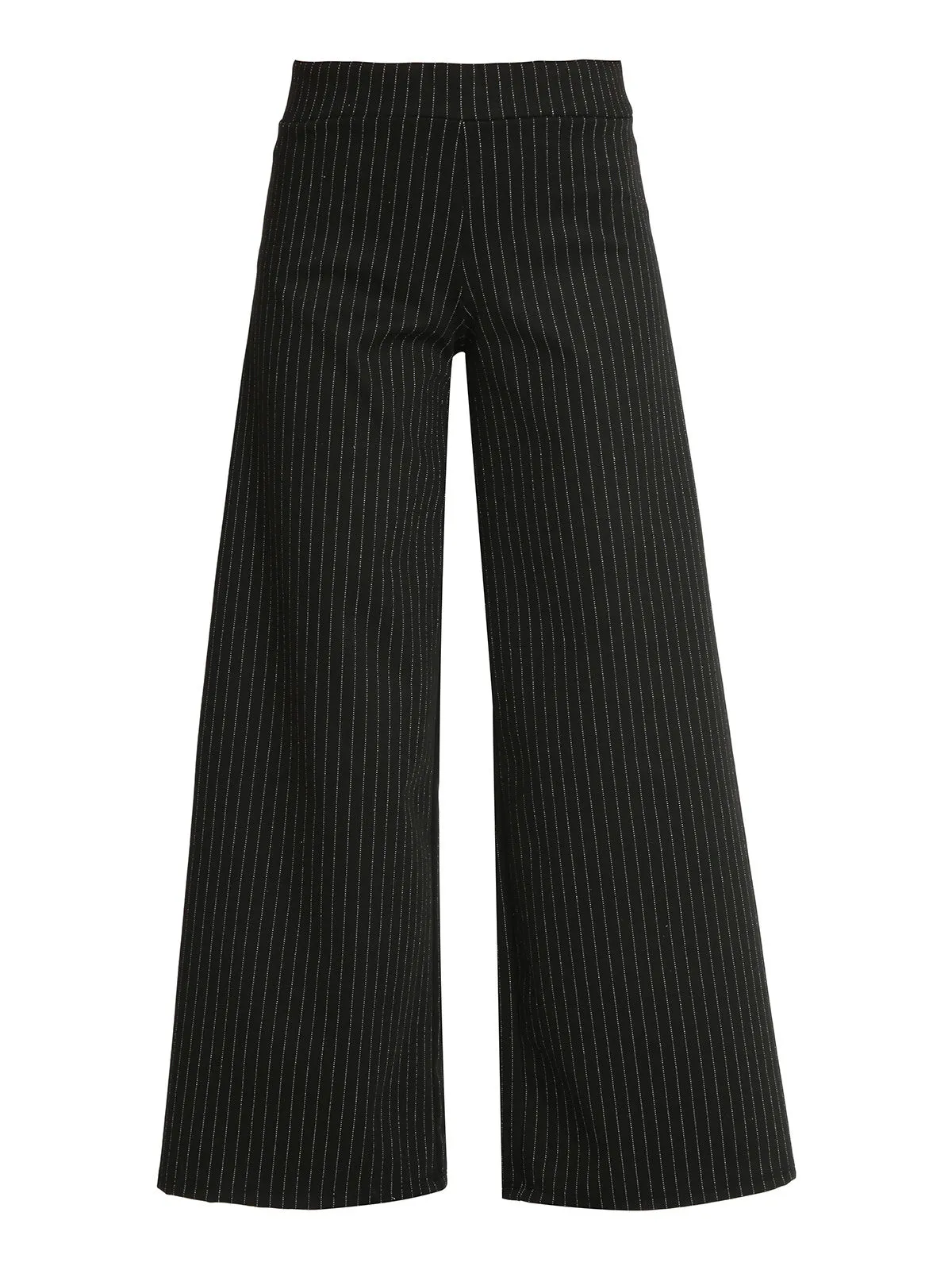 Solada Pantalon palazzo femme à fines rayures