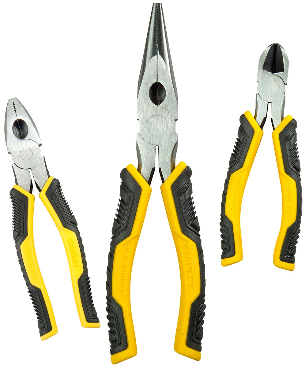 Stanley 3-Pezzi Set di pinze 150 mm Lunghezza
