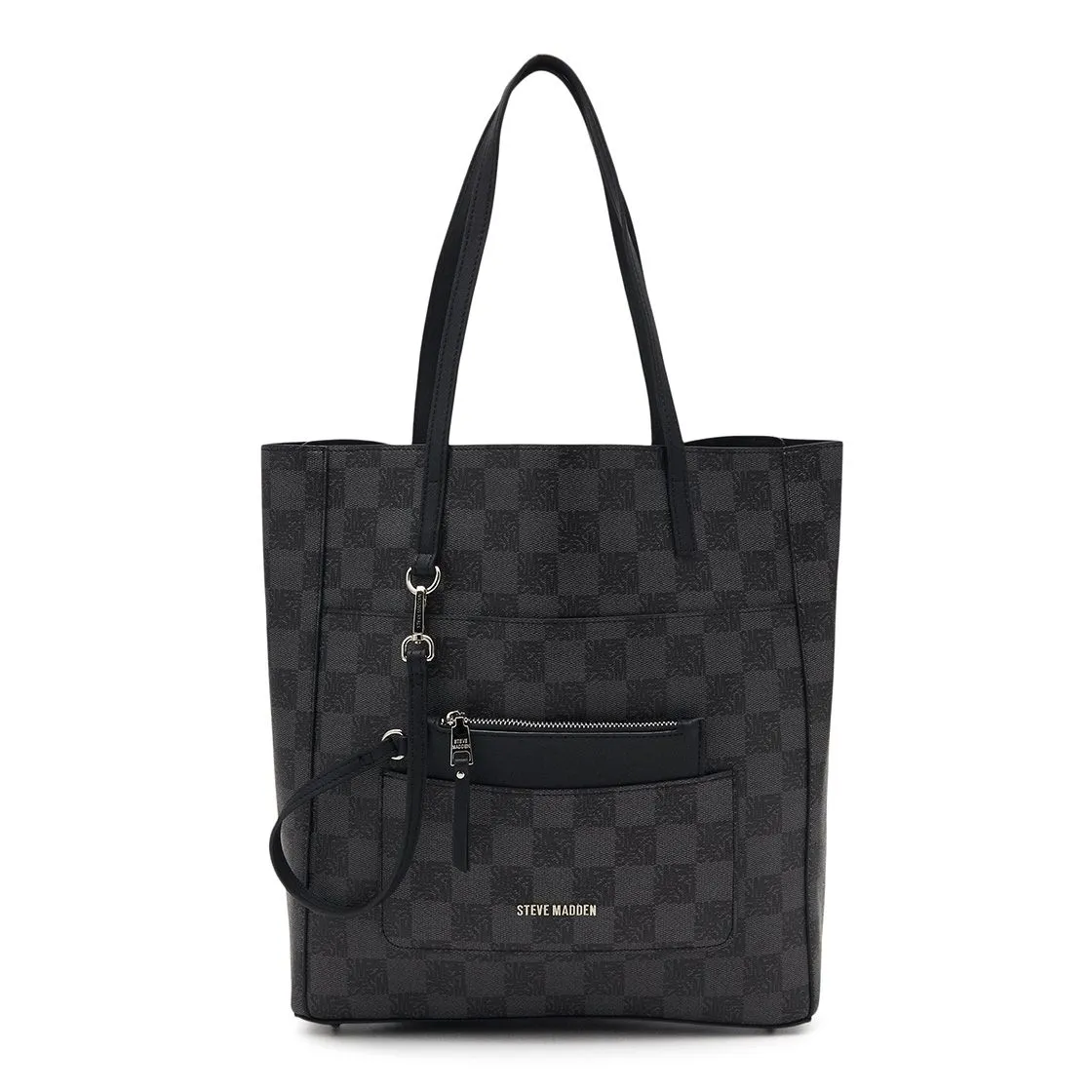 Steve Madden Kimlogo - Borsa a Tracolla Nera    