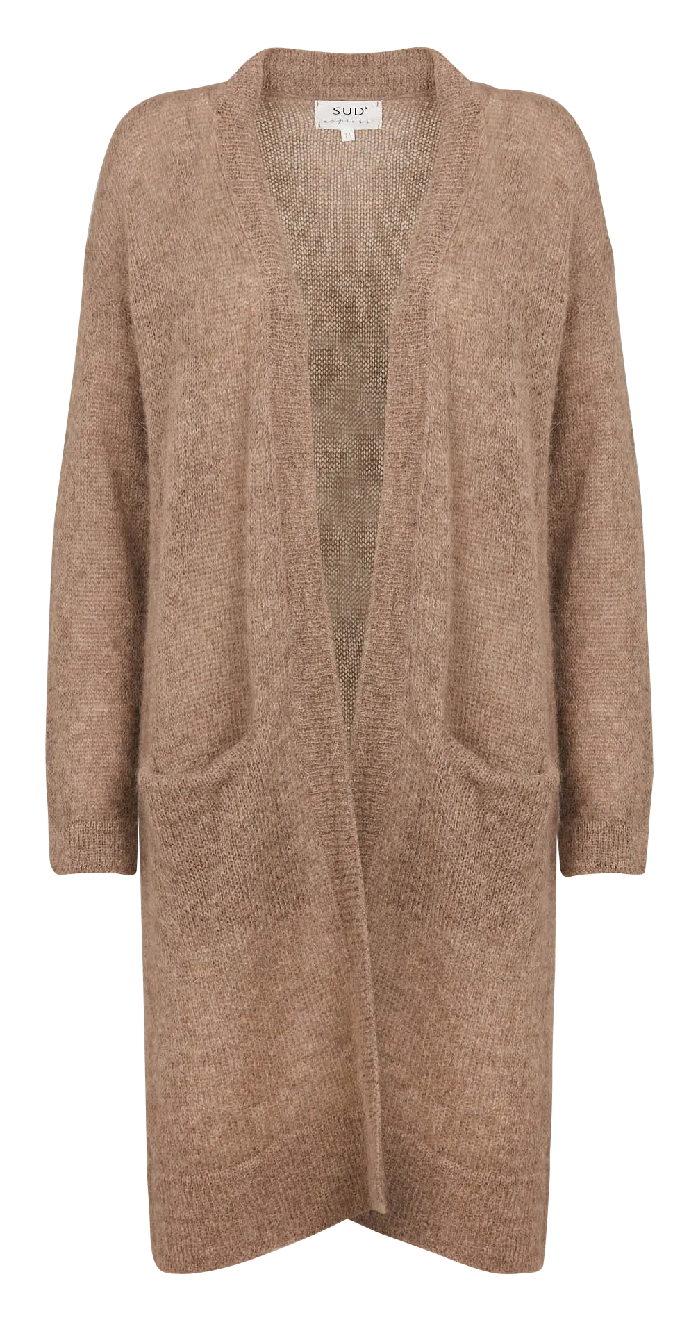  SUD EXPRESS   GAARANCYA - Cardigan dritto in misto lana | Marrone