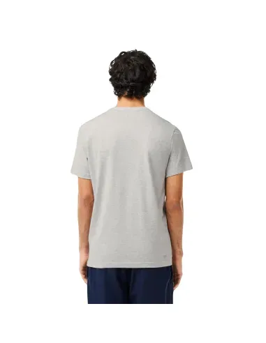 T-Shirt Lacoste Sportiva Stampata Ultra-dry Grigio Chine