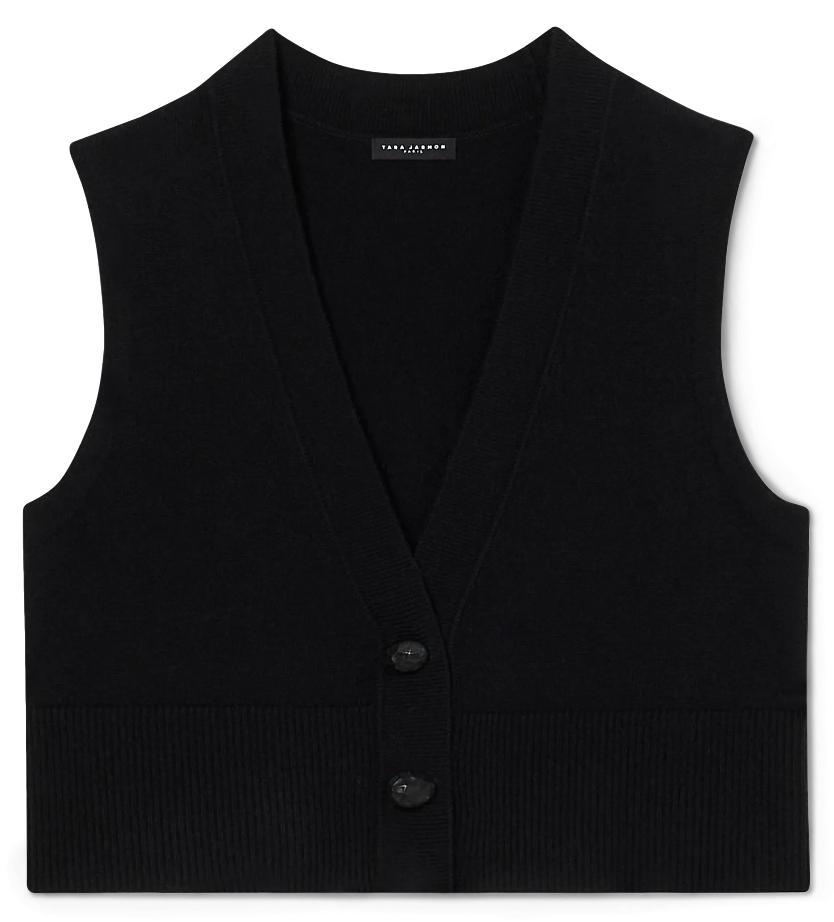  TARA JARMON   GILLES - Cardigan collo a V in lana | Nero