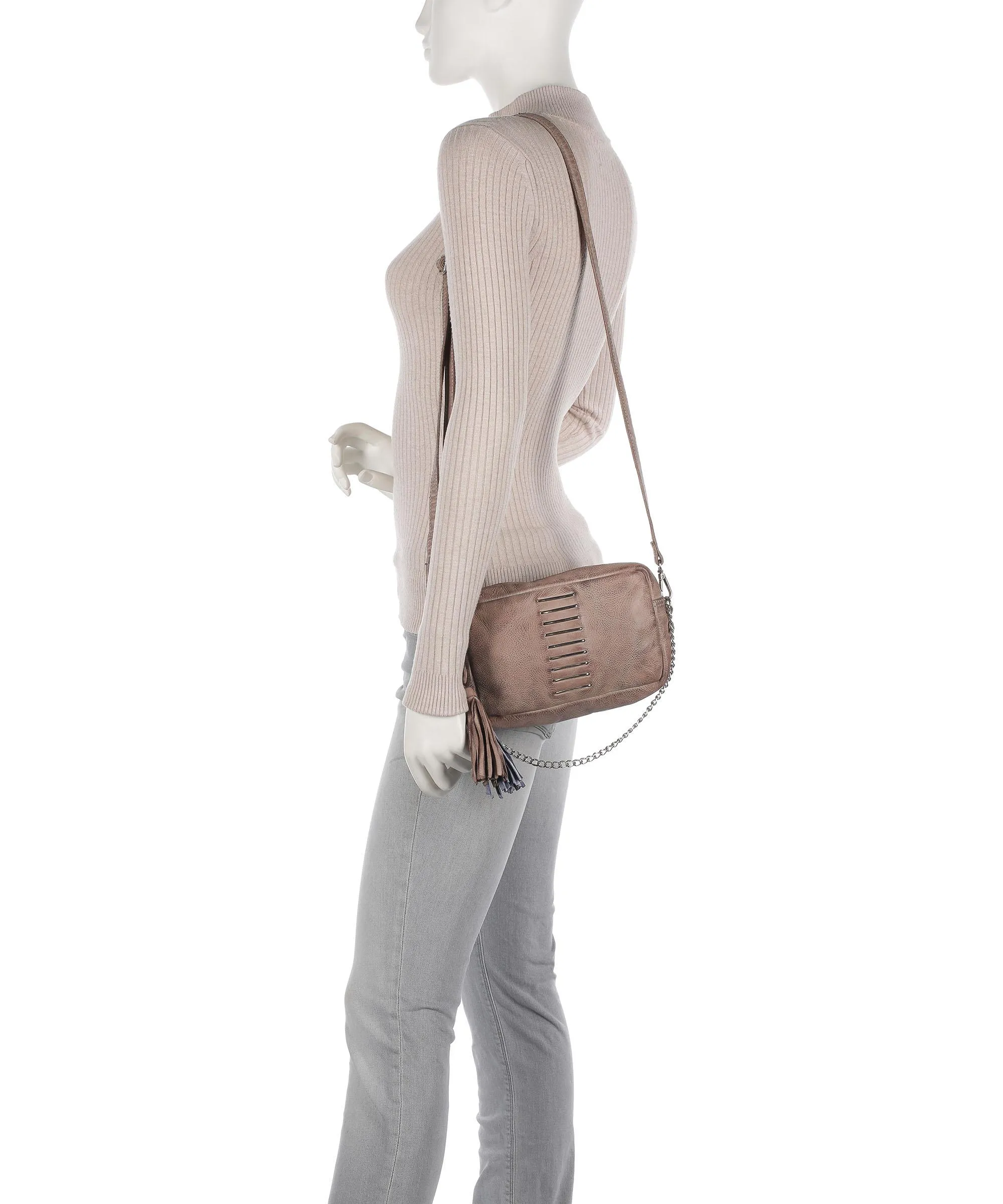  Taschendieb Wien Domgasse 7 Borsa a tracolla morbida pelle bovina marrone  