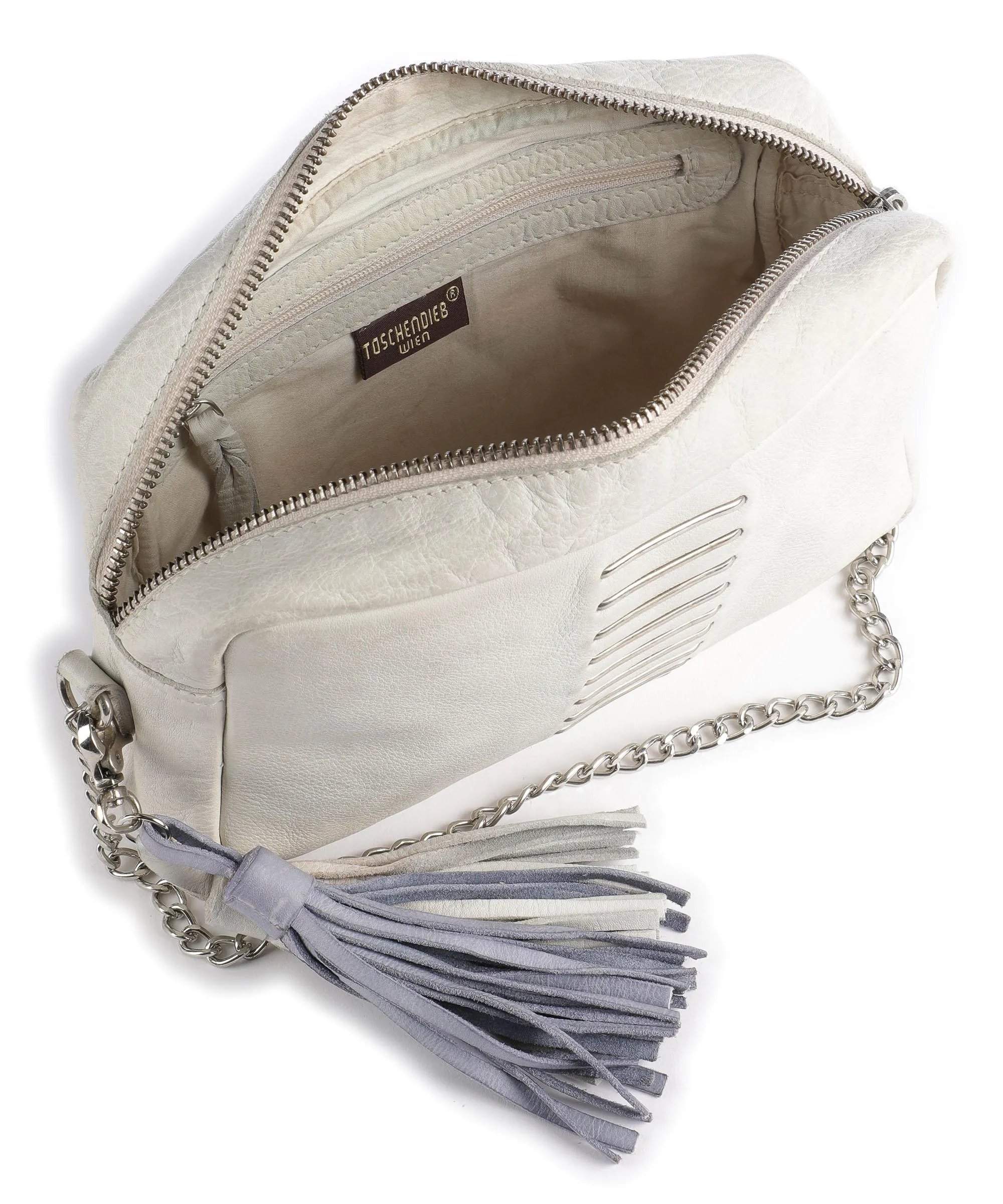  Taschendieb Wien Domgasse 7 Borsa a tracolla morbida pelle bovina sabbia  